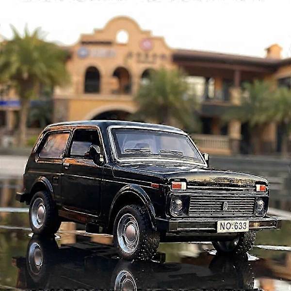 1:32 LADA NIVA Klassisk Bil Leksaksbil i Metall Diecast & Leksaksfordon Hög Simulationssamling Leksakspresent för Barn