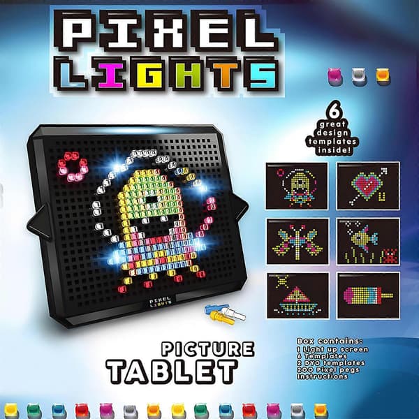 alphablocks Børns Pædagogiske Samlelys Legetøj Lys Fly Samling -i-mørket Lys Perle Indsættelse Tegnebræt 276 stk.[D] A
