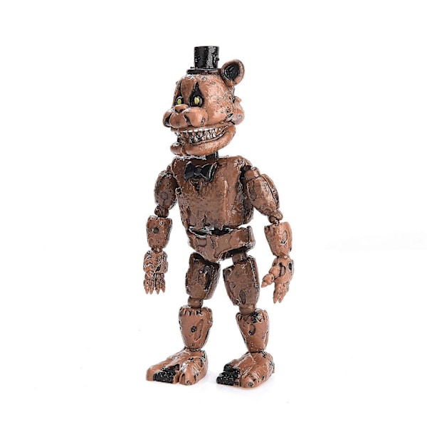 Sett med 6 Five Nights At Freddy's 2 Action Figures Leker Dukker For Julegaver Og Kaketopper[D]