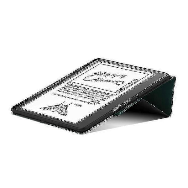 Stativtaske til Amazon Kindle Scribe i PU-læder + TPU med penneholder - Beskyttende cover til e-læser Green
