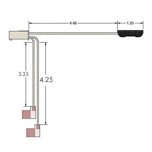 Til Norcold Udskiftning RV Køleskab Termistor Samlesæt [D] As Shown