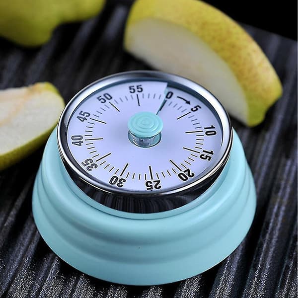 Kökstimer Tillbehör Mekanisk Timer Nedräkning Matlagningstimer Påminnelse Med Magnet 1st-grön NIUNIU[D]