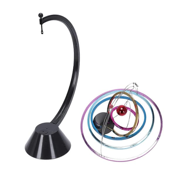 Perpetual Kinetic Solar System Planet Kinetic Mobile Skrivebordslegetøj[D]