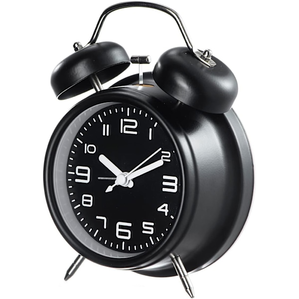 Super høy alarmklokke for voksne som sover tungt, stille uten tikk