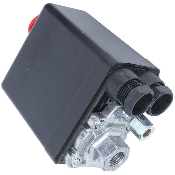 G1/4\" Luftkompressor trykafbryder, 220V 20A Automatisk trykventilafbryder FB-30 til enkelthuls luftkompressor 0,5-1,2MPa (72,5-175psi) 0.05