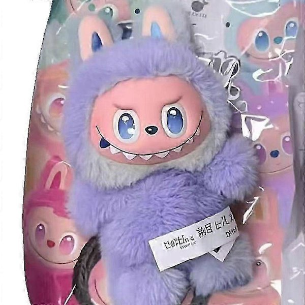 1 Överraskningspresent Labubu V3 The Monsters Big Into Energy Series Vinyl Face Docka Anime Actionfigurer Labubu Hänge[D] A4