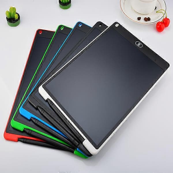 8.5\" LCD Optinen Kirjoitustaulu LCD Käsikirjoitustaulu Lasten Piirustustaulu (Piirtely) Punainen[D]