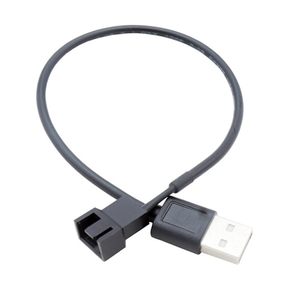 USB til 4-polet Computer Køleventilator Adapterkabel Fan Adapterkabel Computer Køler Adapterkabel