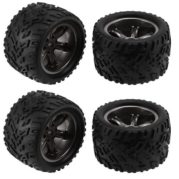 4 st Däck Hjul för XINLEHONG 9125 9116 X9115 X9116 GPTOYS S911 S912 1/12 RC Bil Reservdelar