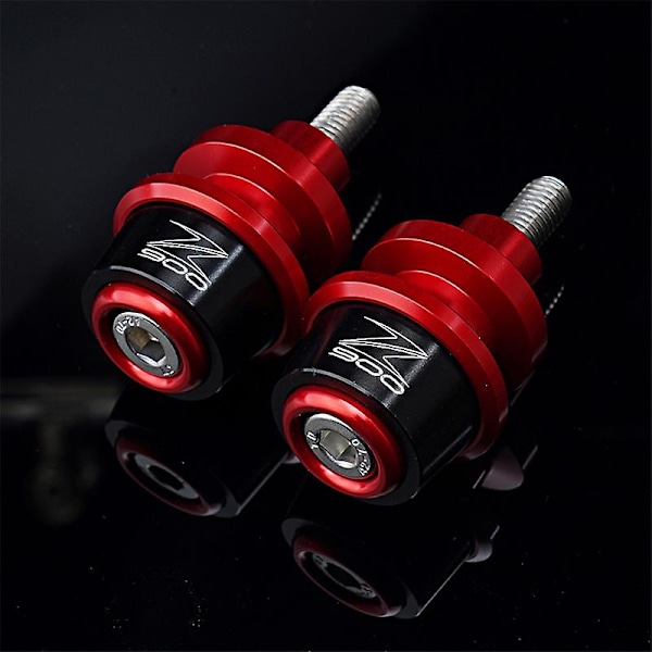 Z900 Motorsykkel Cnc M8 Svingarm Spole Glide Stativ Skrue Tilbehør For Kawasaki Z900 Z 900 2017-2023 2022 2021 2020 2019 2018 Red