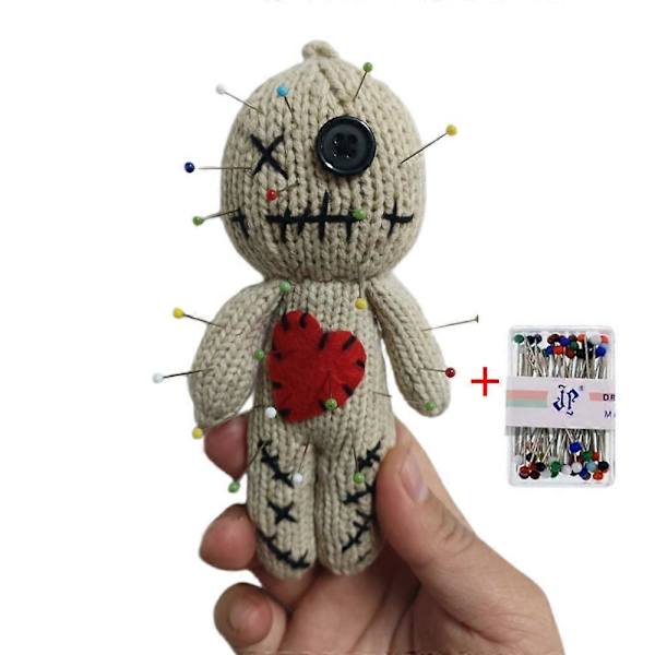 Halloween Skräck Voodoo Dockor Majic Krypande Spöke Sträng Plysch Nålhållare Horror Julpynt För Häxkonst Trick