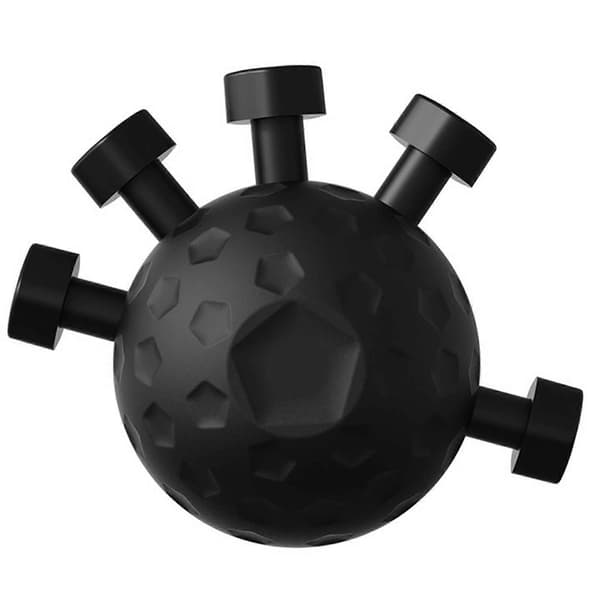 Fingerstärkande grepptränare justerbart motstånd hemmaträning Black