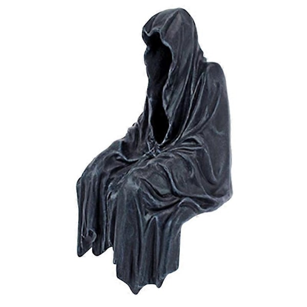 Høstende Trøst The Creeper Reaper Siddende Statue Resin Desktop Ornament Gotisk Skulptur[D] as show
