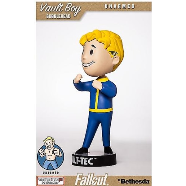 Fallout 4 Fallout Boy Q version 7 bobbleheads Vault Boy figurer i æske