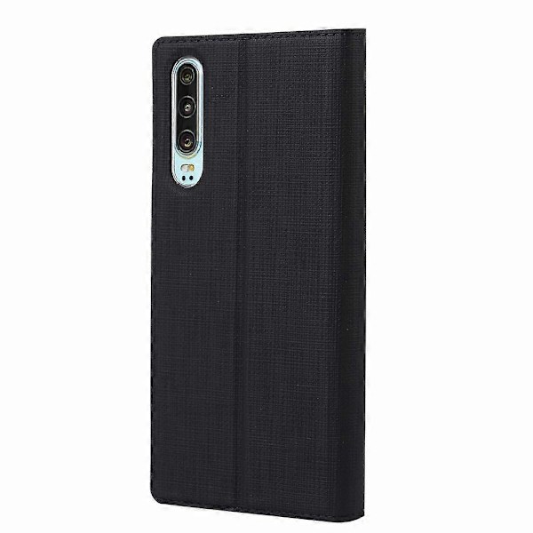 VILI DMX Foldbar Stativ Visningsvindue Læder Telefon Cover Case til Huawei P30