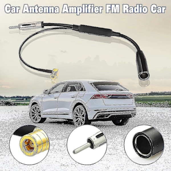 DAB Antennesplitter Bilsplitter SMB Adapter DIN Plugg Bilantenne Autoradio DAB Antenne For Bilradio Peer