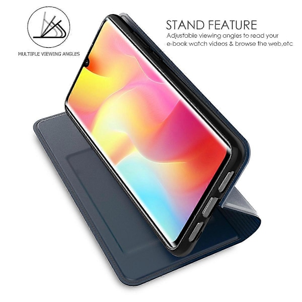 Etui til Infinix Note 40 Pro+ i PU-lær med kortholder, stativ og magnetisk lukking Multicolor Style B