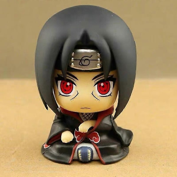 Naruto Kakashi Sasuke Itachi Anime Figur Legetøjsmodel[D] Itachi