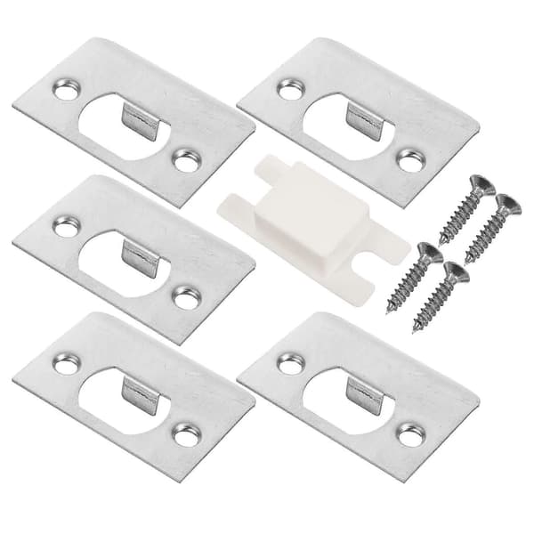 Dörrförstärkningskit Säkerhetsspärr Slagplattor 4 Set Husägare[D] Silver 5.60X4.50X0.20CM