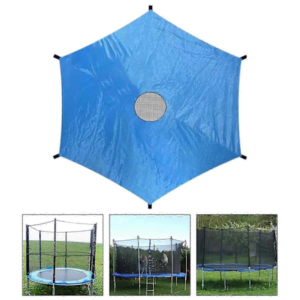 Trampolinskydd Solskydd Trampolintillbehör Trampolinmarkis Trampolintak för Park Utomhus [D] 6ft