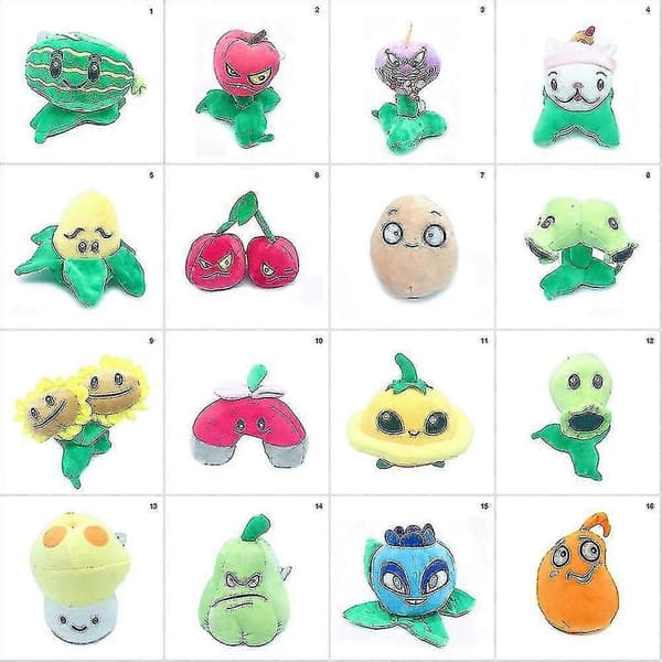 Plants Vs. Zombies Kasvit Pehmolelu Lasten Peli Riipus[D]