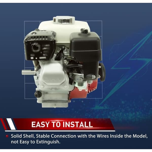 Tennspoleerstatning for GX168 GX160 motor-generator gressklipper (D)
