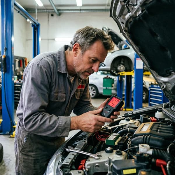 Relétester | Verktøy for testing av bilbatterier | Bilkrets-tester (D)