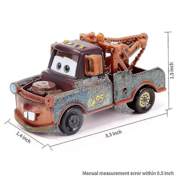 Biler 2 Mater Lekebil Diecast Filmfigur Kjøretøymodell Samleobjekter Morsomme Gaver Til Barn Gutter Jenter -NMAOV