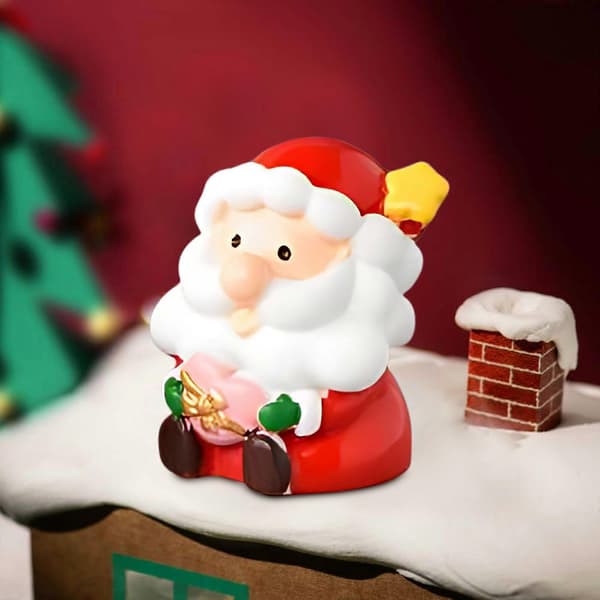 Leksaker för barn, Glad Jul, Jultomte, Snögubbe, Sött Par, Snöprydnad, Leksaker B[D] A