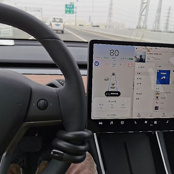 Rattstyrningsförstärkare Vikt Autopilot Motvikt Ring För Tesla Model 3/y/.