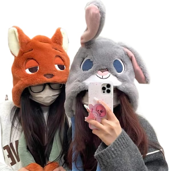 Zootopia Disney Tecknad Judy Nick Fox Vinterh[YJD] Rabbit Police Officer