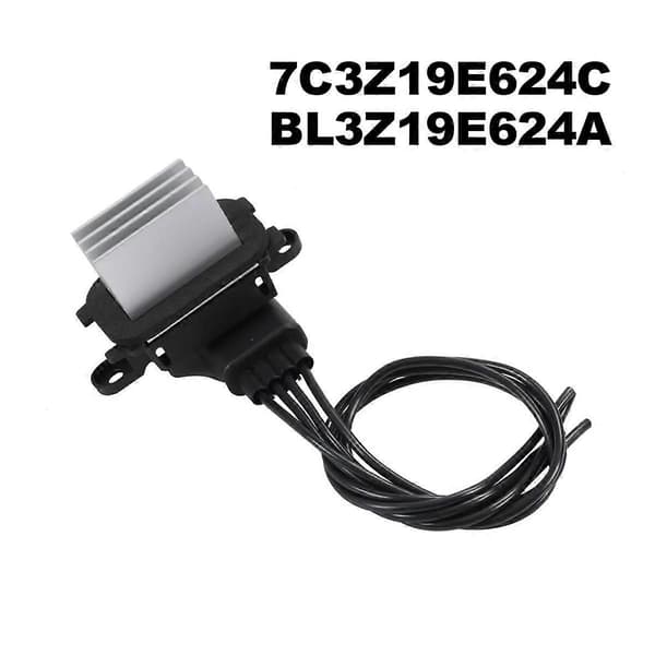 HVAC Varmeblæser A/C Blæsermotor Modstandsmodul til Navigator 7C3Z19E624C, BL3Z19E624A[D] Black