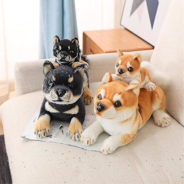 20/35cm Sød Shiba Inu Hund Plyslegetøj Søde Siddende Liggende Hvalpe Dukker Fyldte Bløde Dyr Legetøj Barn