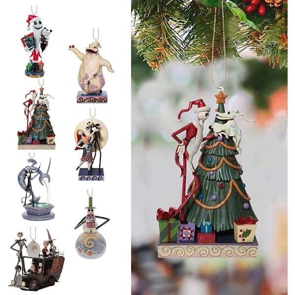 Julepynt fra Mareritt før jul, Jack Juletre Hengepynt Mareritt før jul anheng, nyttårsaften festpynt