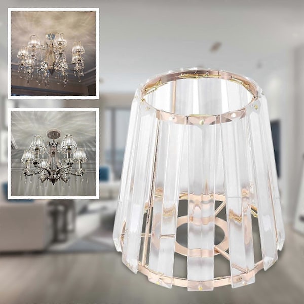 Lammskärmar, Ljuskrona Bordslampskärmar, Lampskärm för Bordslampa Golv Pendellampa[D] Gold S