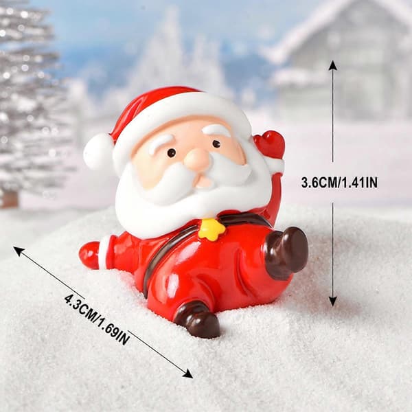 Leksaker Glad Jul Jultomte Snögubbe Sött Par Snö Ornament Leksaker B[D] E