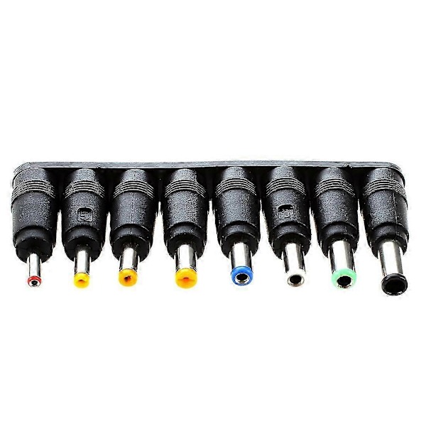 8 uppsättningar universal DC-strömkontaktomvandlare[D] Black Silver