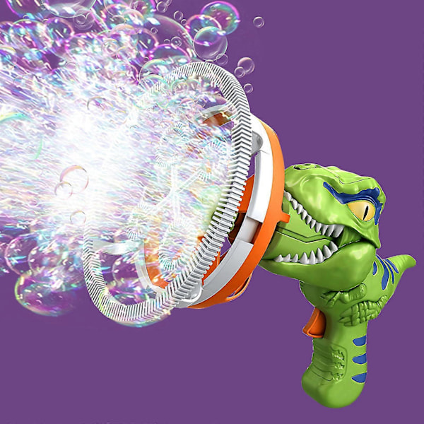 Bubbeldinosaur Bubbelmaskin Fläkt Elektrisk Vindmölla Sommar Strand Stånd Leksaker För Barn