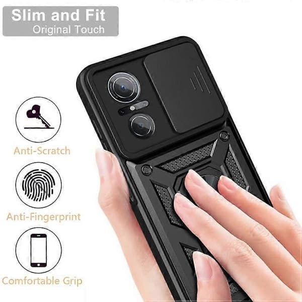Til Huawei nova 9 SE Skydbart Kameradæksel TPU + PC Telefon Cover