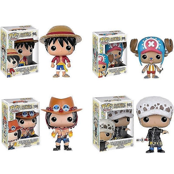 One Piece Figurer Actionfigurer Legetøjsdekorationer Fødselsdagsgaver[D]