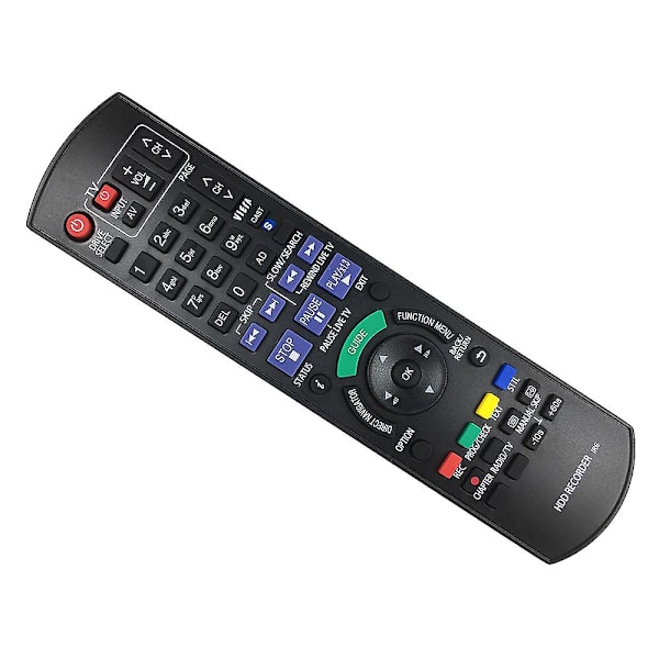 For Panasonic N2QAYB000618 Original HDD DVD IR6 Opptaker Fjernkontroll DMR-HW100 DMR-HW100EBK