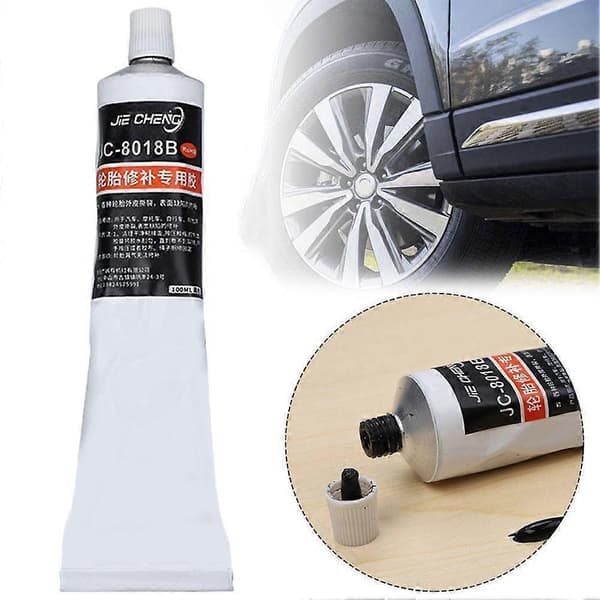 Bil Dekk Slange Punktering Reparasjon Gummi Cement Auto Dekk Lappe Lim [D] 100ML