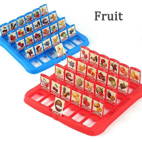 Gissa Vem Brädspel Roligt Party Familj Minne Logiskt Tänkande Antistress Interaktiva Gissnings Klassiska Spel Leksak för Barn[D] Fruit