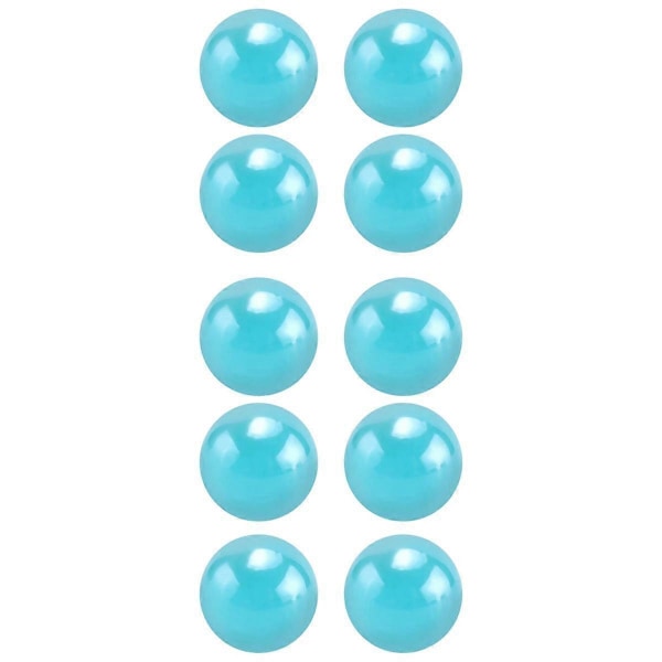 10 st Marmor 16mm Glaskulor Knicker Glaskulor Dekoration Färgade Klumpar Leksak Light Blue