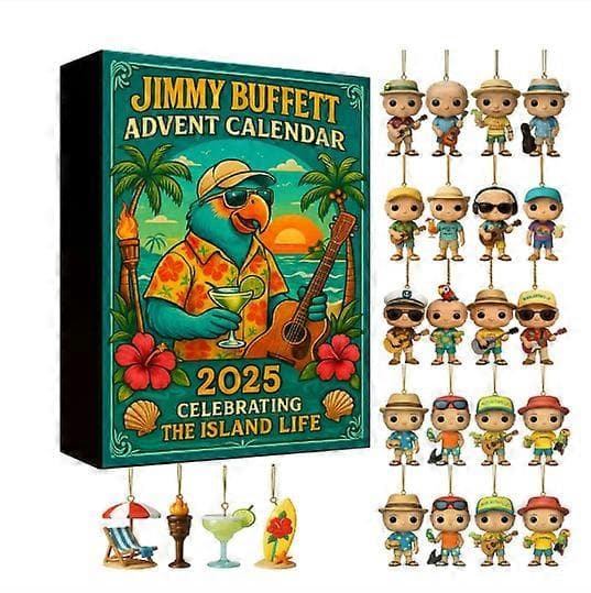 Jul Adventskalender Blind Box Dekorasjon 12-Dels Sett[D]
