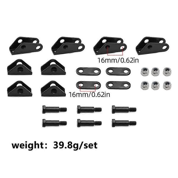 Til Tamiya 1/14 RC Traktor Trailer Lastbil Tilbehør Forreste Bageste Affjedringsplade[D]