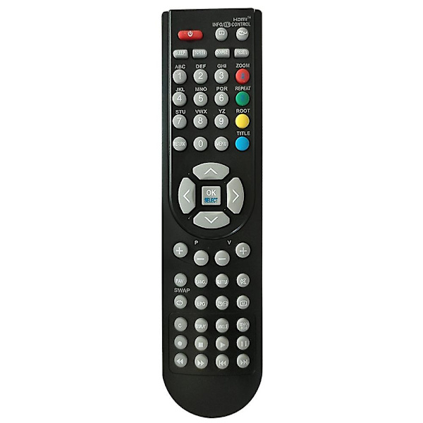Rc1900 Fjärrkontroll för Oki TV 16, 19, 22, 24, 26, 32 tum, 37, 40, 46', v19, l19, c19, v22, l22, v24, l24