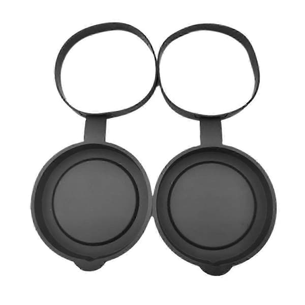 2 stk. kikkert beskyttende gummi objektivdæksel kikkert bedste beskyttelse 52-55MM[D]