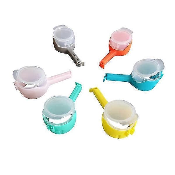 2-delt sæt med forseglingsclips, køkkenclips, poseclips, snackdispensere, friskhedsclips, poseclips, forseglingsclips, clips lukning, poseclips[D]