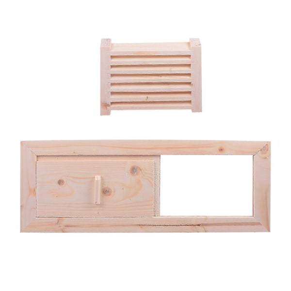 1 sæt saunarum ventiler lameller gitre ventilationspaneler saunarum udstyr[D]